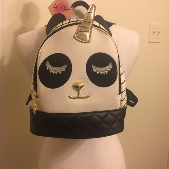 Betsey Johnson Other - Luv Betsey Johnson Panda Bear Unicorn Backpack